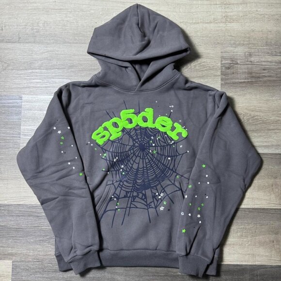 grey sp5der hoodie - Picture 1 of 1